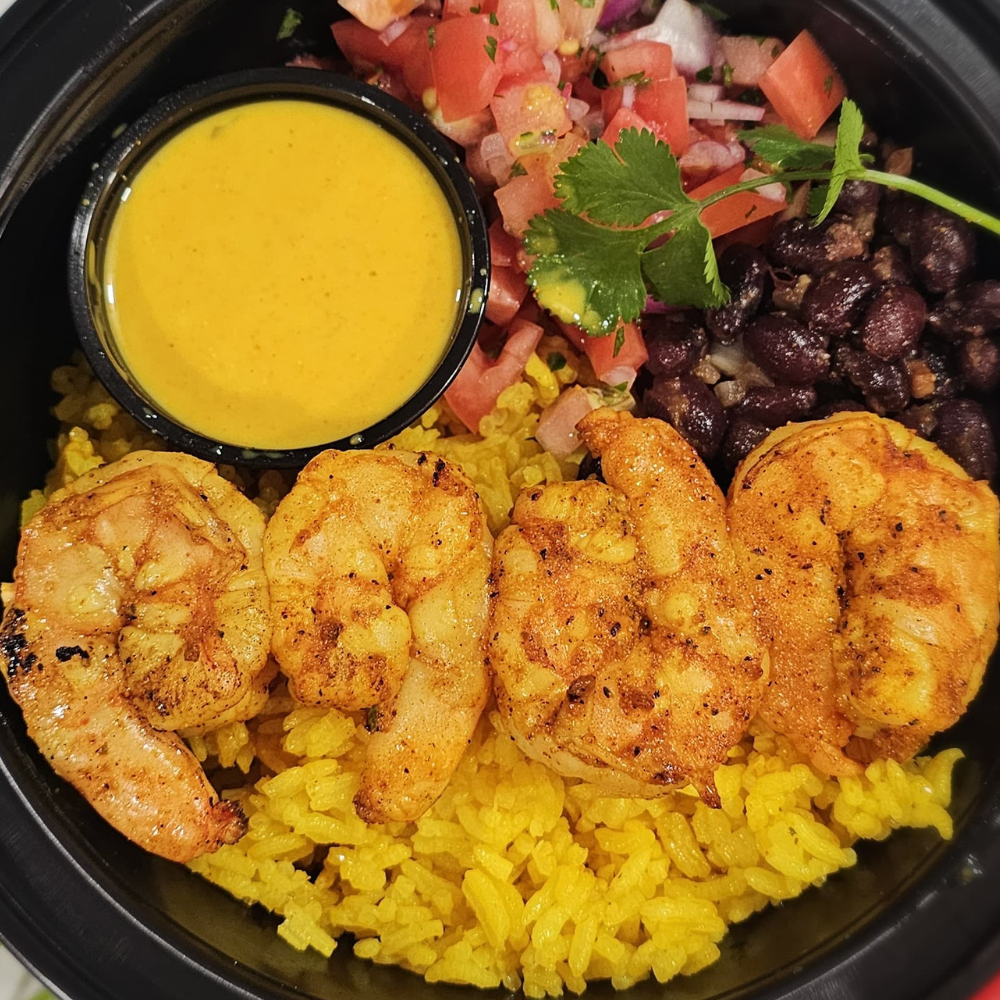 Shrimp Skewer Plate